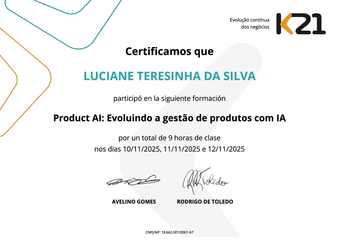 Certificado K21